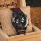 Preview: HOLZKERN Red Kite Prey Herren Chronograph