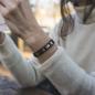 Preview: HOLZKERN Armband Bandlet Symphonie Amaranth Roségold