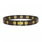 Preview: HOLZKERN Armband Bandlet Symphonie Walnuss Gold Schwarz