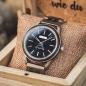 Preview: HOLZKERN Triton Satellites Herren Holzarmbanduhr