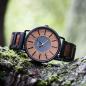 Preview: HOLZKERN Sonnenfleck Sundance Damen Herren Solar Holzarmbanduhr