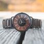 Preview: HOLZKERN Sonnensturm Sundance Damen Herren Solar Holzarmbanduhr