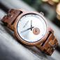 Preview: HOLZKERN | Damen Herren Unisex Holzarmbanduhr Urban Style Empire State