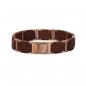 Preview: HOLZKERN Bandlet Armband Unisono Padoukholz Roségold