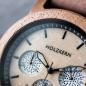 Preview: HOLZKERN Waldboden Waldlauf Solar Limited Edition Herren Holzarmbanduhr