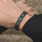 Preview: HOLZKERN | Bandlett Armband ADAGIO (Koaholz / Blau)