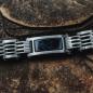 Preview: HOLZKERN | Bandlett Armband ADAGIO (Marmor Blau / Silber)