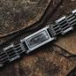 Preview: HOLZKERN | Bandlett Armband ADAGIO (Marmor Grau / Silber)