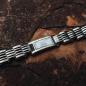 Preview: HOLZKERN | Bandlett Armband ADAGIO (Marmor Weiß / Silber)