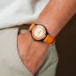 Preview: HOLZKERN | Avatar Air Nomads Damen Armbanduhr (Ahornholz / Orange)