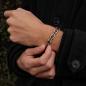 Preview: HOLZKERN | Bandlett Armband Allegro (Amaranthholz / Silber)