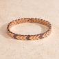 Preview: HOLZKERN | Armband Bandlett Alula (Amethyst / Roségold)