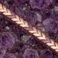 Preview: HOLZKERN | Armband Bandlett Alula (Amethyst / Roségold)