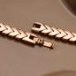 Preview: HOLZKERN | Armband Bandlett Alula (Amethyst / Roségold)