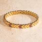 Preview: HOLZKERN | Armband Bandlett Alula (Granat / Gold)