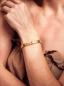 Preview: HOLZKERN | Armband Bandlett Alula (Granat / Gold)