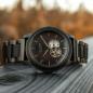 Preview: HOLZKERN | Amsterdam Skyline Herren Automatik-Holzarmbanduhr