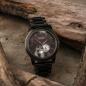 Preview: HOLZKERN | Amsterdam Skyline Herren Automatik-Holzarmbanduhr