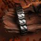 Preview: HOLZKERN | Armband Bandlett Bariton (Howlith / Dunkelgrau))
