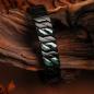 Preview: HOLZKERN | Armband Bandlett Bariton (Marmor / Schwarz)