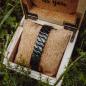 Preview: HOLZKERN | Armband Bandlett Bariton (Marmor / Schwarz)