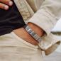 Preview: HOLZKERN | Armband Bandlett Bariton (Marmor / Silber)