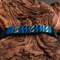 Preview: HOLZKERN | Armband Bandlett Bariton (Zebrano / Blau)