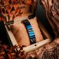 Preview: HOLZKERN | Armband Bandlett Bariton (Zebrano / Blau)