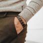 Preview: HOLZKERN | Armband Bandlett Bariton (Zebrano / Schwarz)