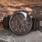 Preview: HOLZKERN | Shape Behnisch Herren Chronograph Holzarmbanduhr