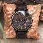 Preview: HOLZKERN | Shape Behnisch Herren Chronograph Holzarmbanduhr