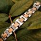 Preview: HOLZKERN | Bandlett Armband Capriccio (Olivenholz / Silber)