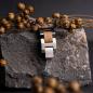 Preview: HOLZKERN | Bandlett Armband Capriccio (Olivenholz / Silber)