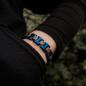 Preview: HOLZKERN | Bandlett Armband Capriccio (Walnussholz / Blau)