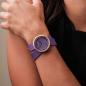 Preview: HOLZKERN | Carolline Damen Armbanduhr (Amethyst / Roségold)