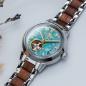 Preview: HOLZKERN | Colorburst Kaleidoscopic Damen Automatikarmbanduhr