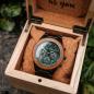 Preview: HOLZKERN | Cosmic Night Sky Herren Chronograph