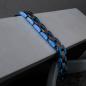 Preview: HOLZKERN | Armband Bandlet Dreiklang Ahornholz Blau