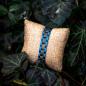 Preview: HOLZKERN | Armband Bandlet Dreiklang Ahornholz Blau