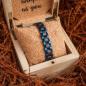 Preview: HOLZKERN | Armband Bandlet Dreiklang Ahornholz Blau