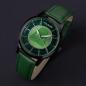 Preview: HOLZKERN | Avatar Earth Kingdom Damen Armbanduhr (Moosachat / Grün)