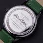 Preview: HOLZKERN | Avatar Earth Kingdom Damen Armbanduhr (Moosachat / Grün)