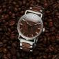 Preview: HOLZKERN | Espressino Herren Armbanduhr (Kaffee / Walnuss)