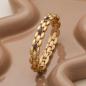 Preview: HOLZKERN | Armband Bandlett Fairylights (Ahorn / Gold)