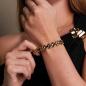 Preview: HOLZKERN | Armband Bandlett Fairylights (Ahorn / Gold)