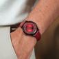 Preview: HOLZKERN | Avatar Fire Nation Damen Armbanduhr (Padoukholz/ Rot)