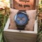 Preview: HOLZKERN | Shape Foster Herren Chronograph Holzarmbanduhr