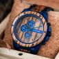 Preview: HOLZKERN | Gareth Camelot Herren Chronograph (Zebrano / Zebrano)