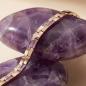 Preview: HOLZKERN | Armband Bandlett Kensington (Amethyst / Roségold)