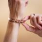Preview: HOLZKERN | Armband Bandlett Kensington (Amethyst / Roségold)